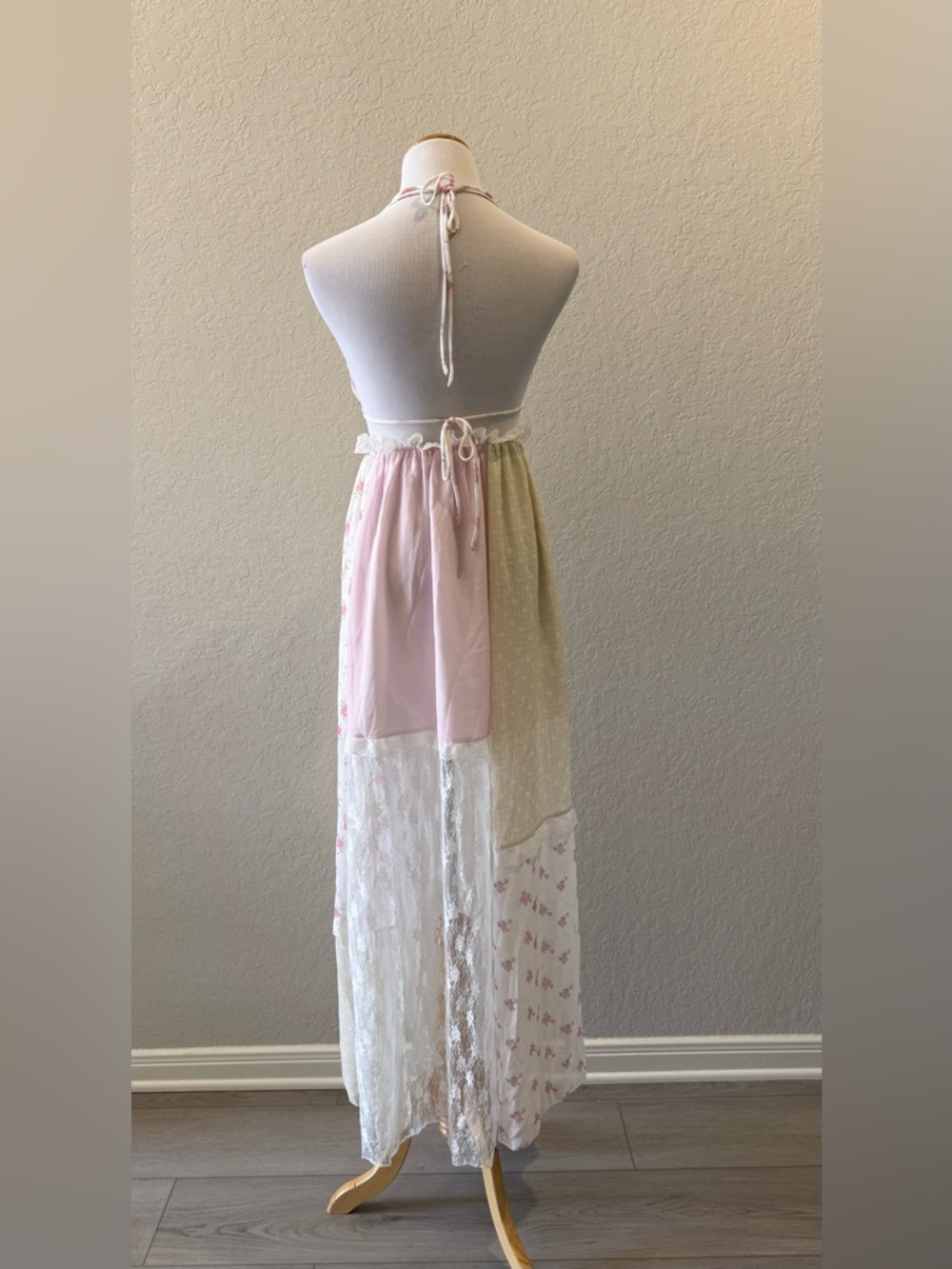 Patchwork CottageCore Dress - image 5